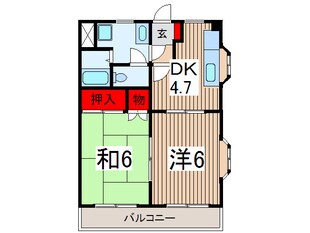 椿峰ヒルズの物件間取画像